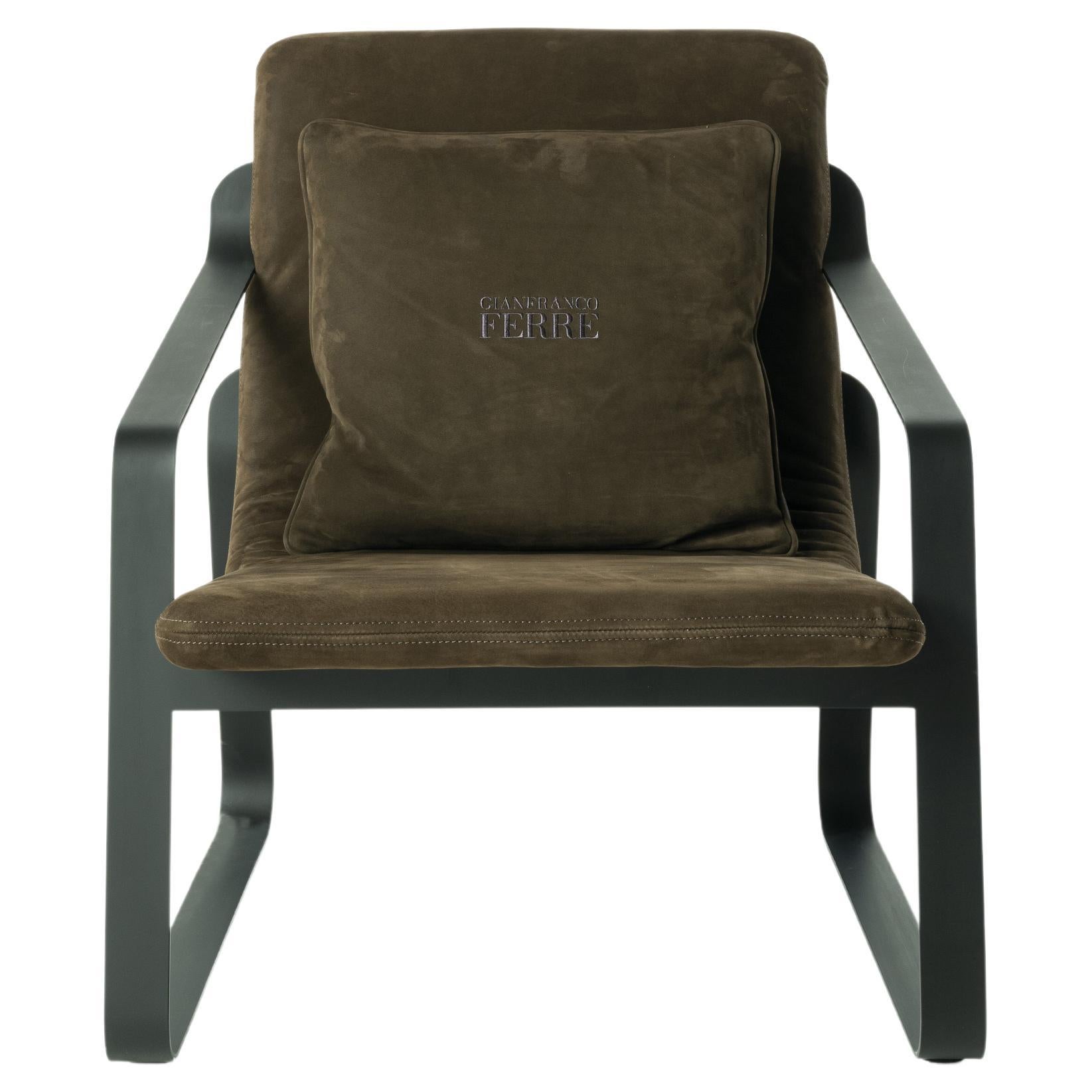 Sillón Wall Street Siglo XXI en Nabuk by Gianfranco Ferré Home en venta