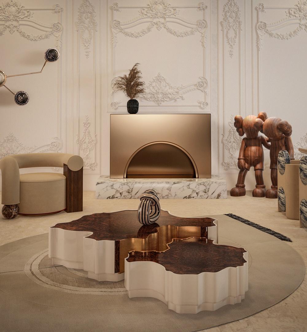 Portuguese 21st Century Walnut Horizon Center Table Large Handmade in Portugal by Malabar For Sale