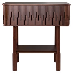 21st Century Walnut Wood Campbell Nightstand