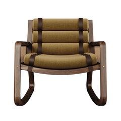 Wood William Rocking Armchair Handmade in Portugal by Wood Tailors
