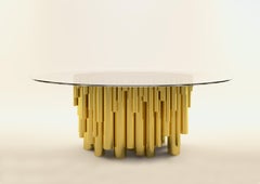 21st Century Wanderlust Dining Table Brass Made in Portugal by Malabar