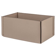 21st Century Washcloth Tray in Full Calf Leather Handmade in Italy