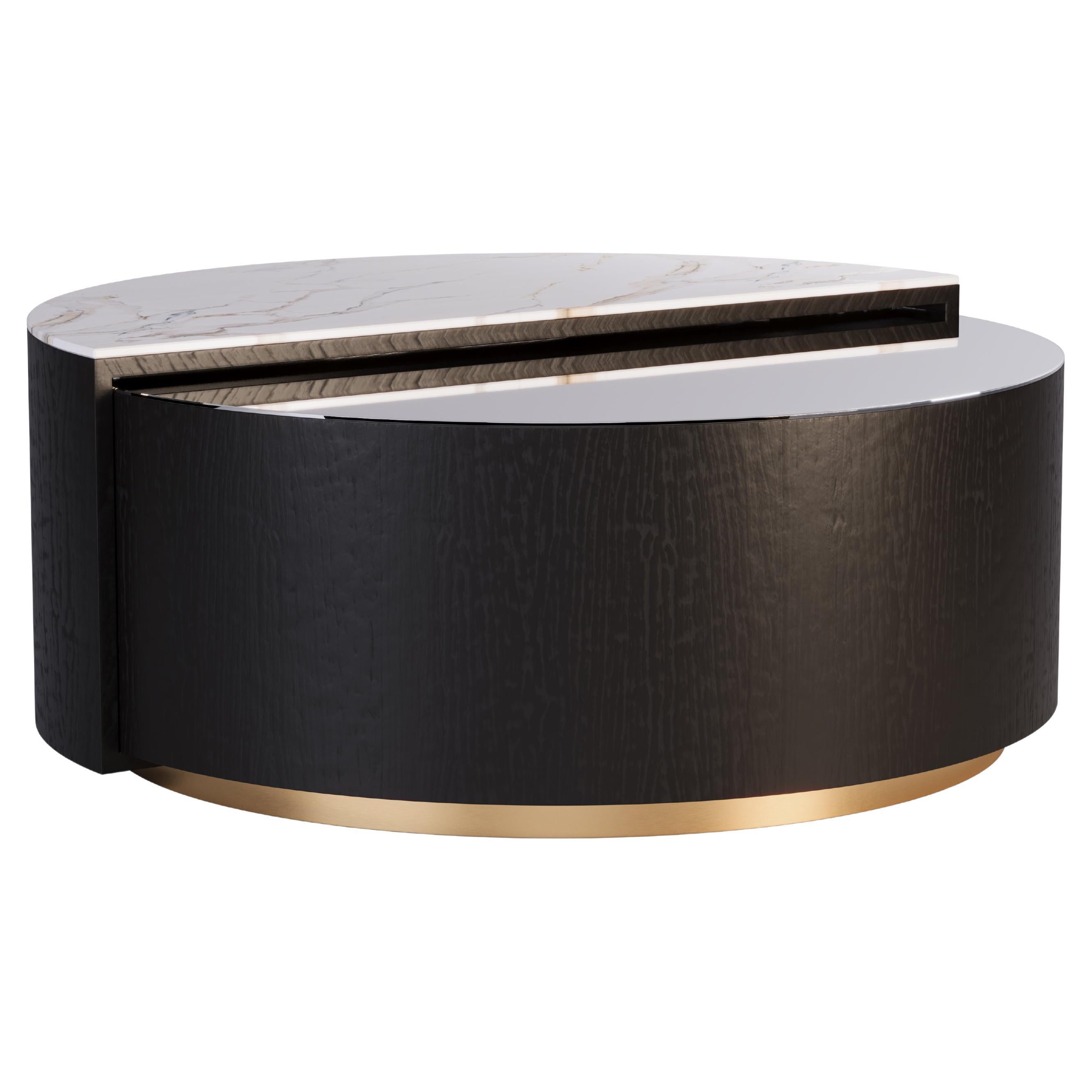 Eternal, that's exactly what our designers were thinking about when they designed the Westinghouse center table. Inspired by time capsules, where people stored their most precious assets, it emerges a modern and simple center table where you can