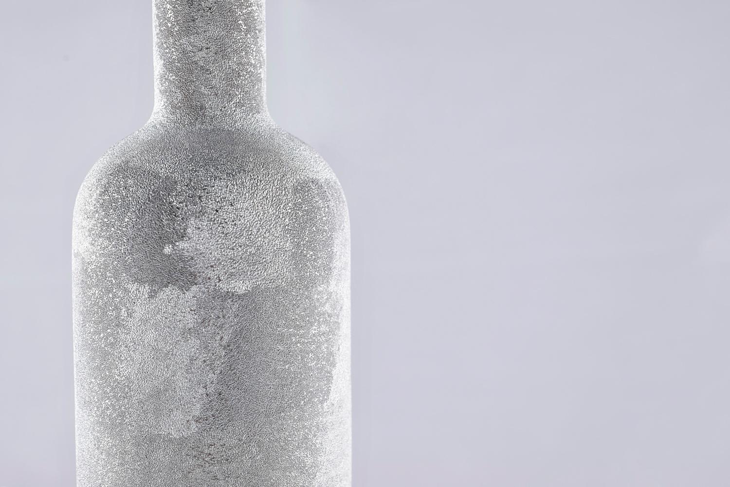Wine Bottle Cover, Solid silver, Wedding Collection Gift Moonlight, 2018, Italy For Sale 3