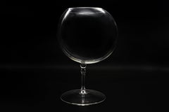 Set of 6 Wine Glass, Bubble XL, Mouth-Blown, Trasparent, Kanz