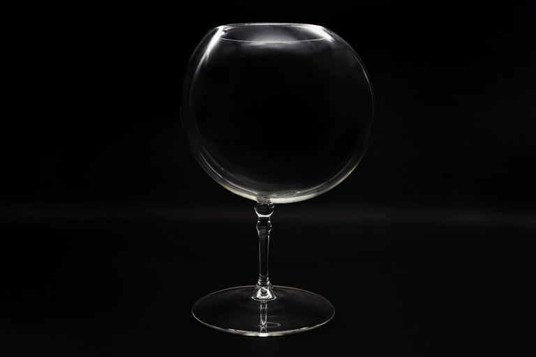 Set of 6 Wine Glass, Bubble XL, Mouth-Blown, Trasparent, Kanz For Sale at  1stDibs