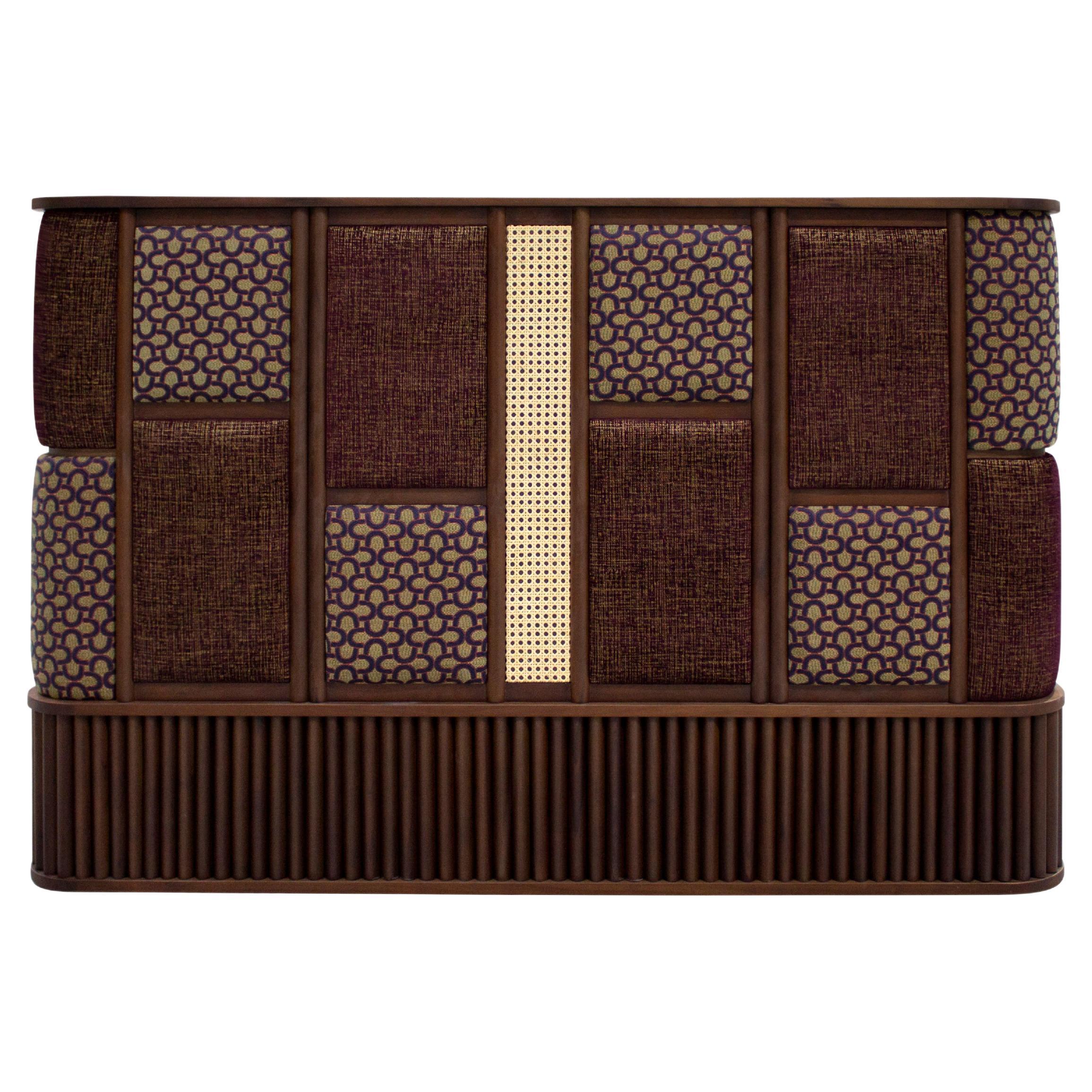 Banco bar Tom in rattan del 21° secolo realizzato a mano in Portogallo dai Wood Tailors in vendita