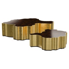 21st Century Wood Small Horizon Center Table Handmade in Portugal by Malabar