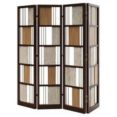 21st Century Wordsworth Folding Screen Wood Made in Portugal by Wood Tailors