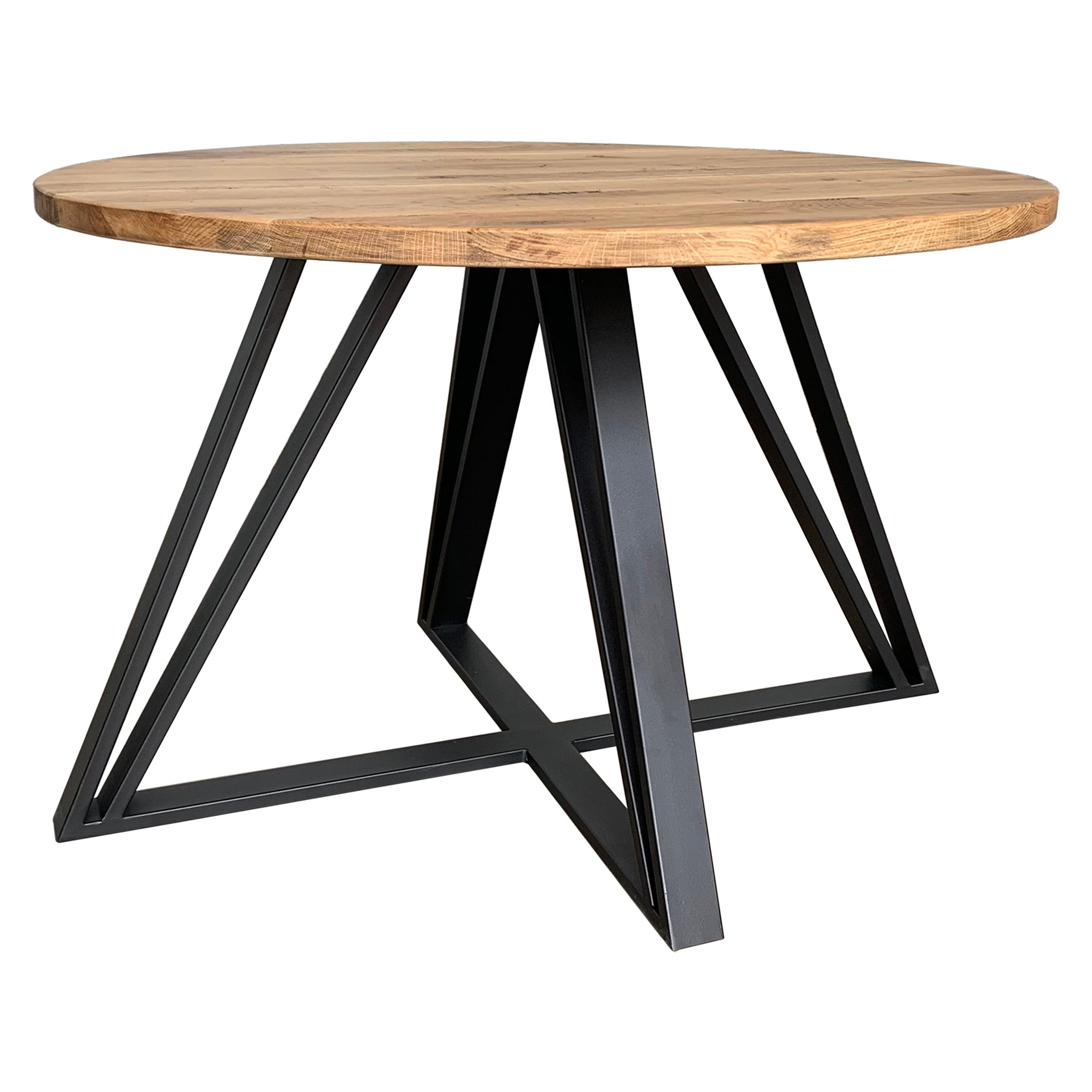 21st Century Wrought Iron Patio or Kitchen Dinning Table, Indoor and Outdoor