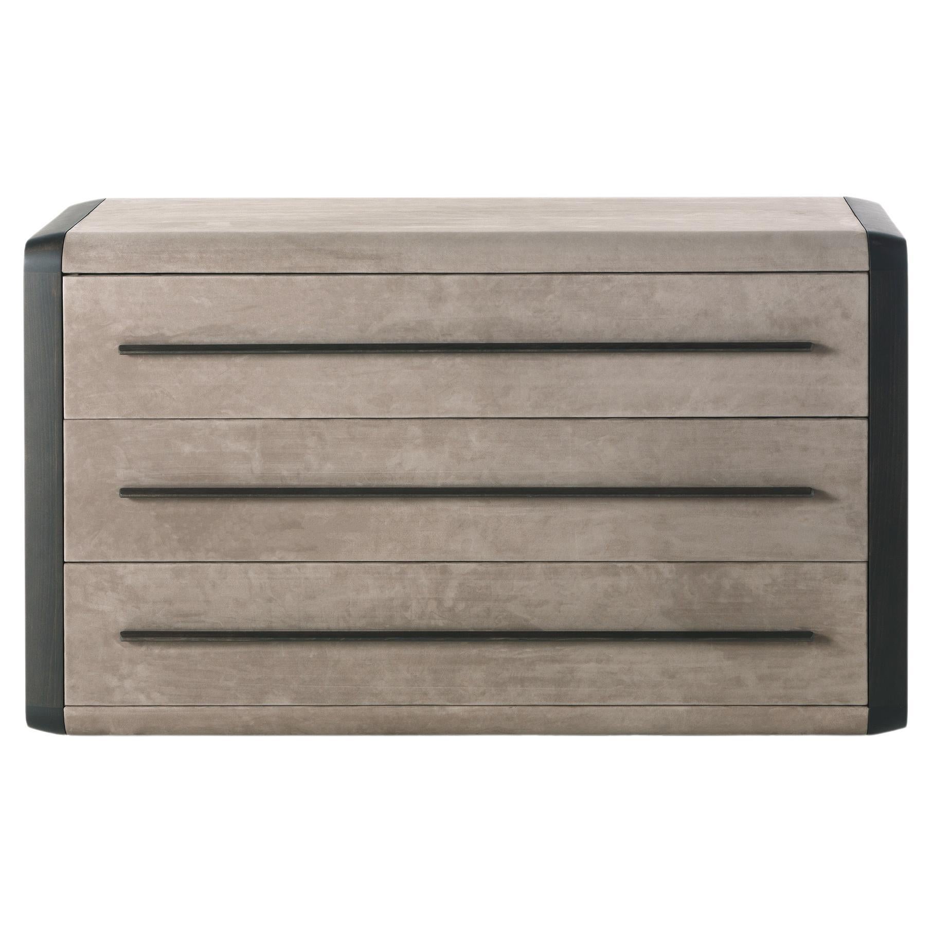 21st Century Wynwood Chest of Drawers in Leather by Gianfranco Ferré Home
