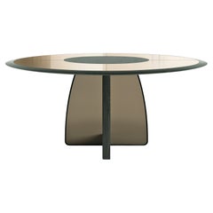 21st Century Wynwood Round Table in Bronzed Mirror by Gianfranco Ferré Home