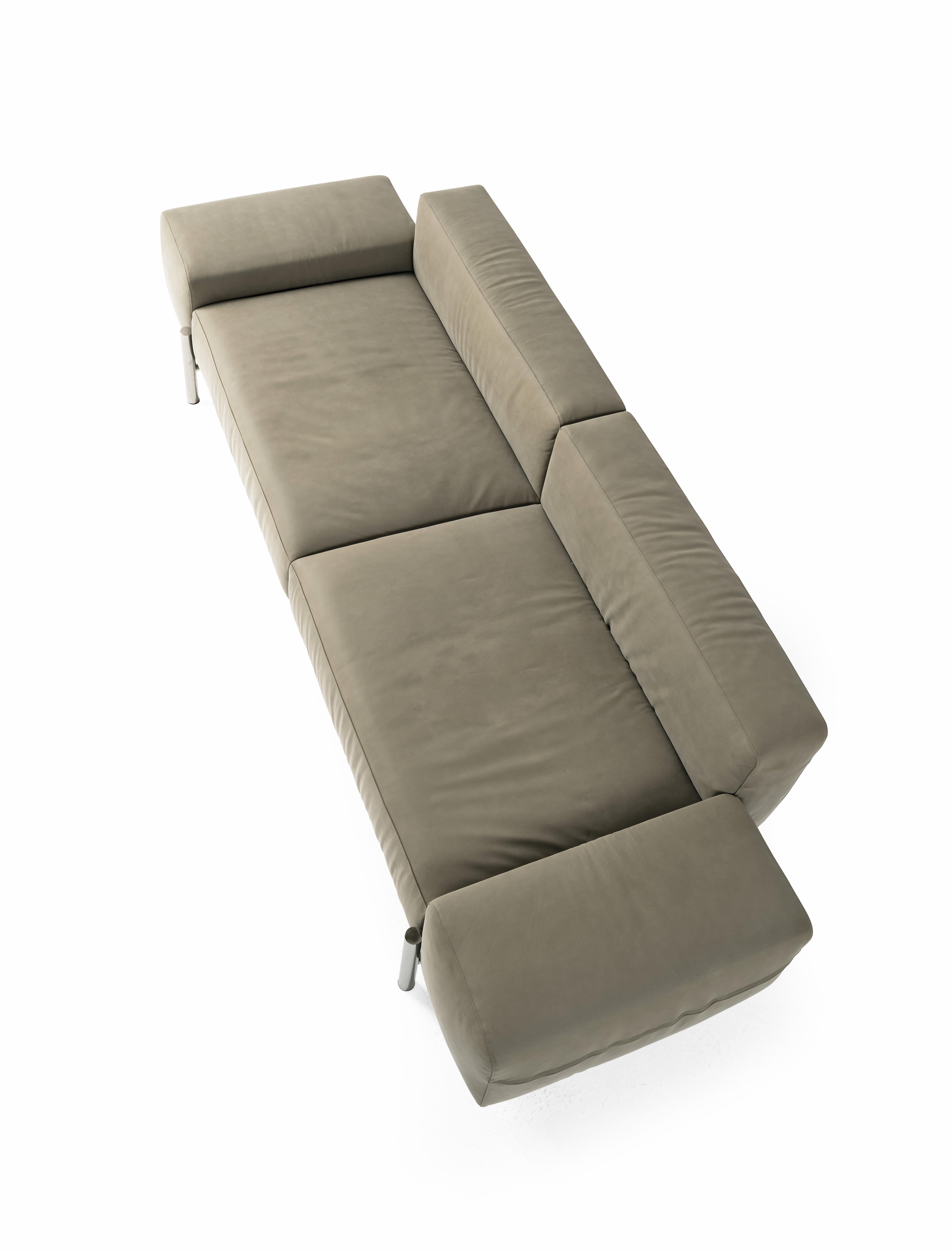 Italian 21st Century York Sofa in Nabuk by Gianfranco Ferré Home For Sale