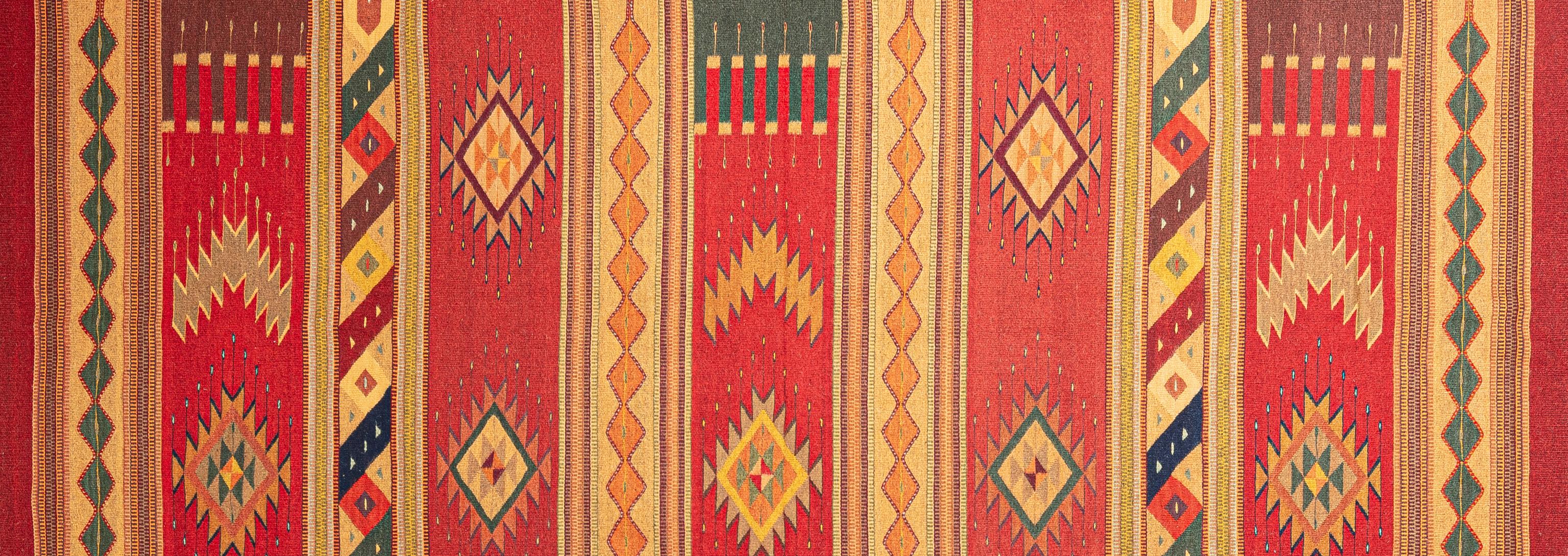 Mexican 21st Century Navajo Inspired Rug For Sale