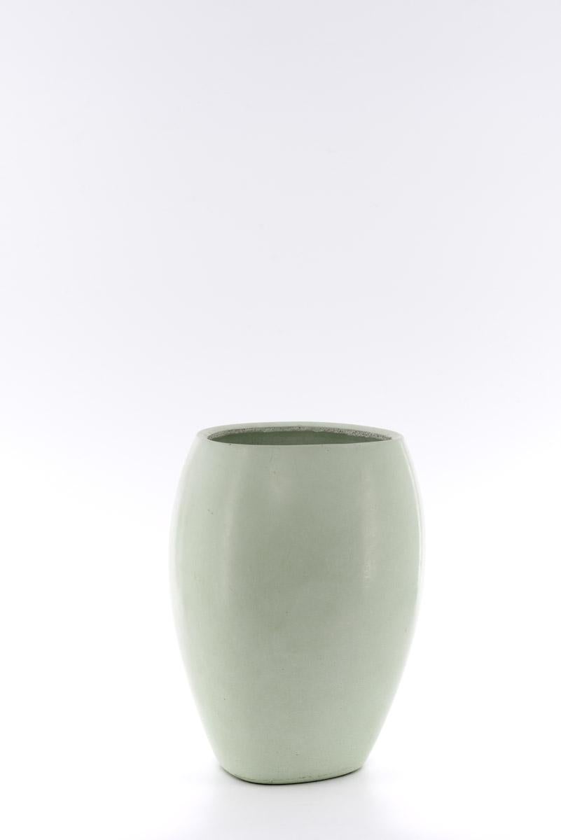 Modern 21st Century Zazen Collection Concrete Vase Dark Grey Color, Mod. II For Sale