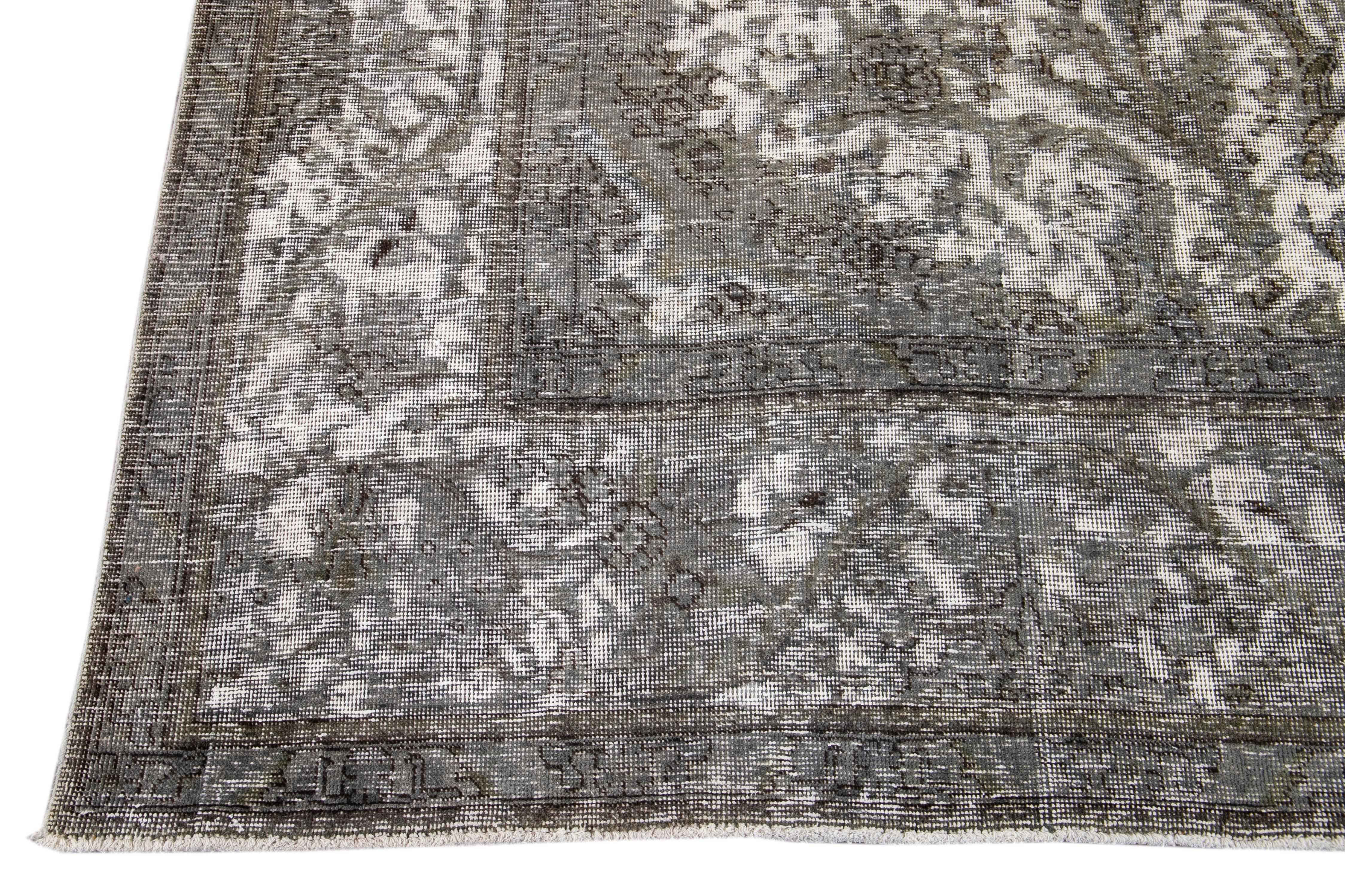 21st Century Modern Overdyed Wool Rug For Sale 5