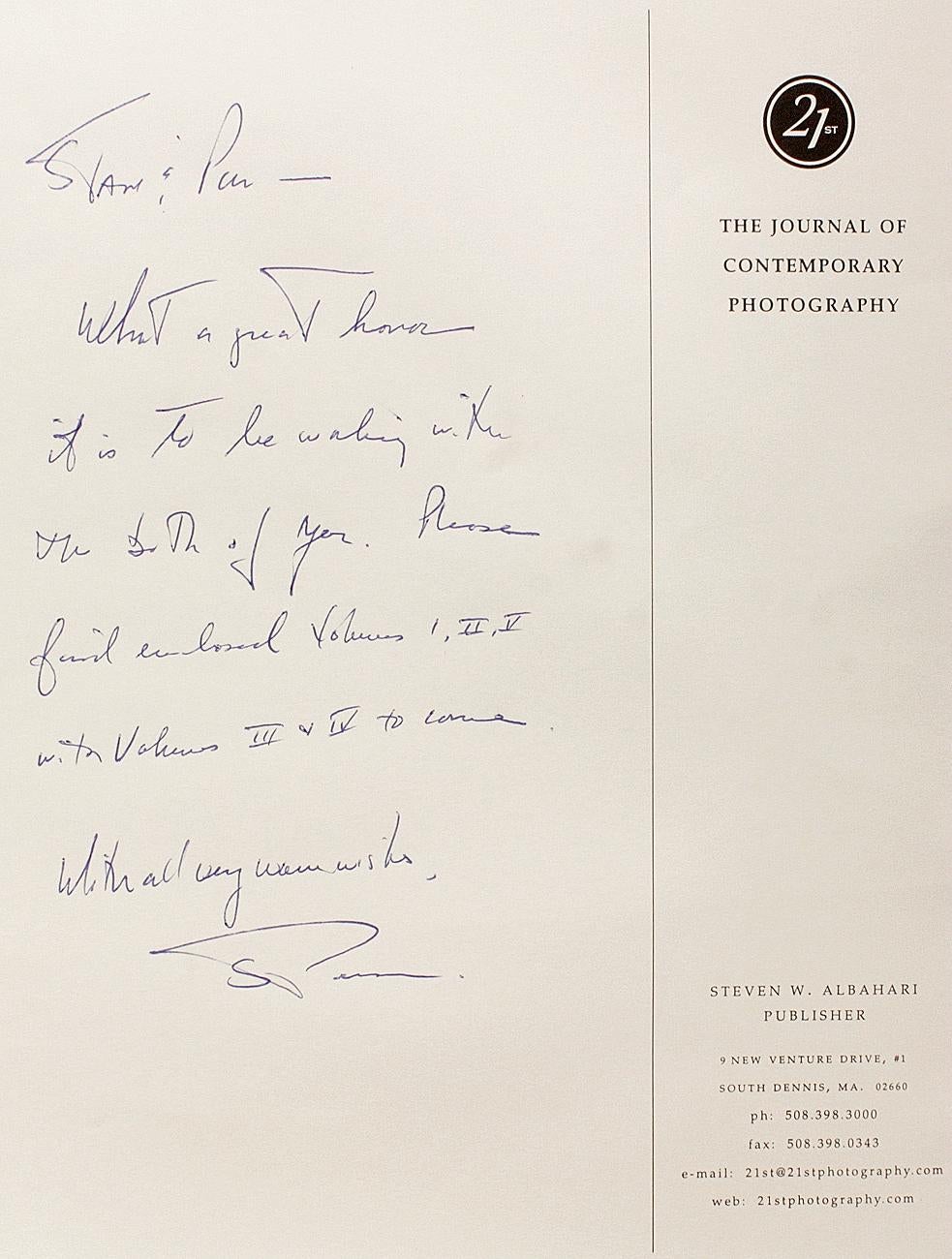21st Editions. The Journal of Contemporary Photography - 6 vols. SIGNED For Sale 5