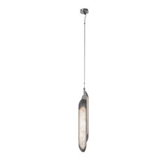 21st Glacier I Pendant Lamp Alabaster Metal Handmade in Portugal by Porus Studio