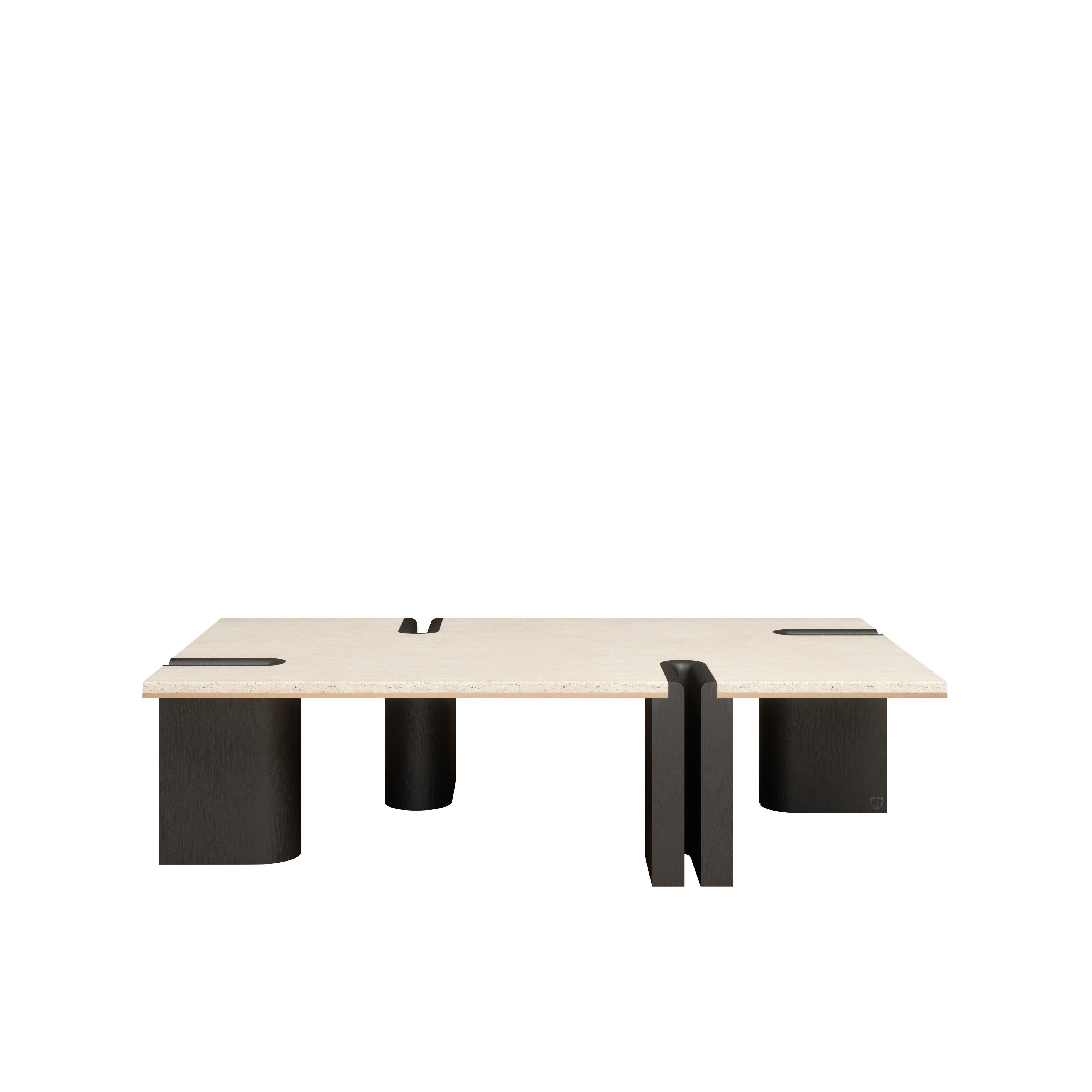 XXI secolo e contemporaneo 21° Tavolo da centro Grenville Tavetine Walnut Wood in vendita