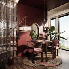 Holland Backgammon Table Marble Marquetry Handmade in Portugal by Wood Tailors