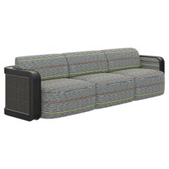 21st Kimberley Striped Sofa Elitis, Handmade in Portugal by Wood Tailors