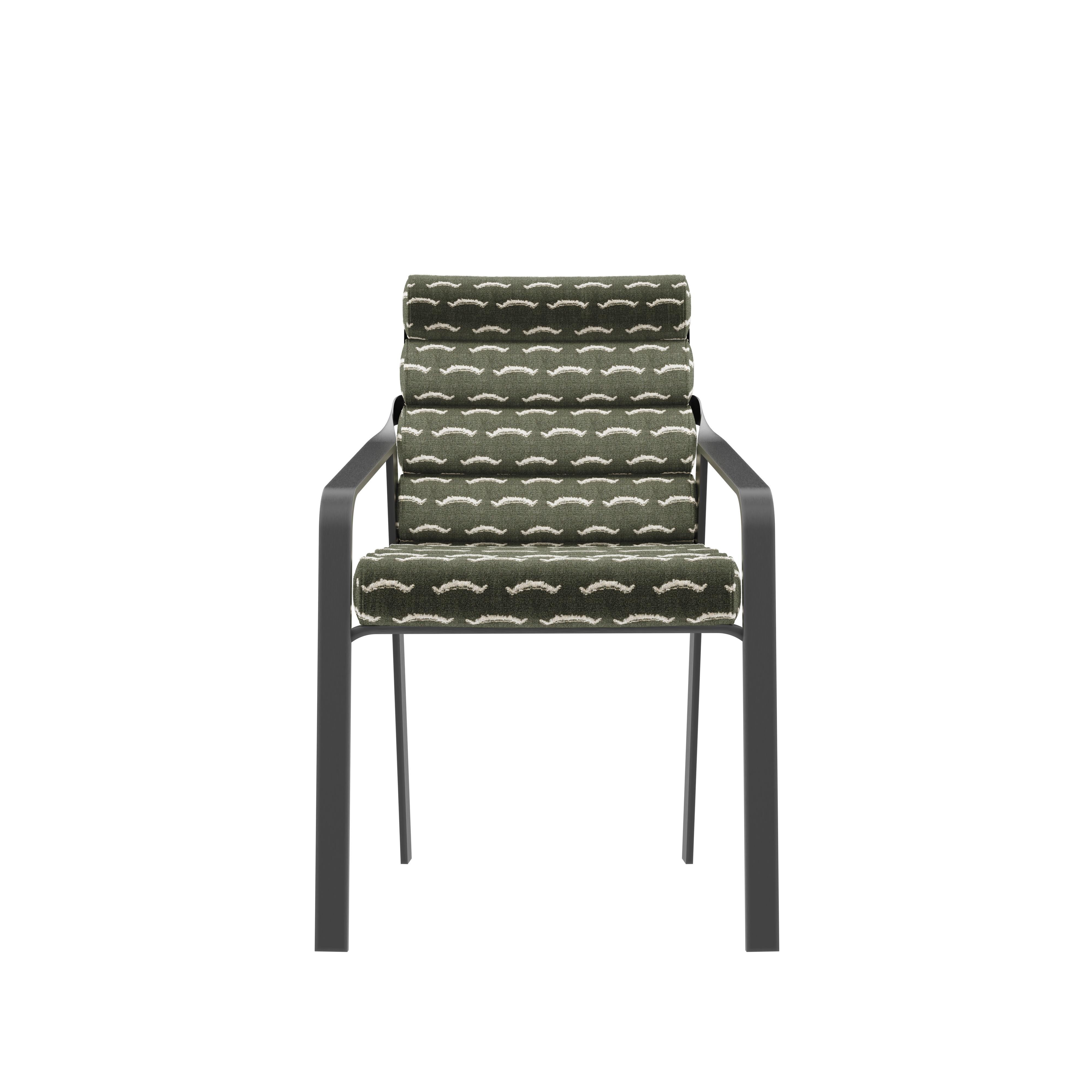 21st Ohio Dining Chair Nubuck Brass Handmade in Portugal by Porus Studio For Sale 9