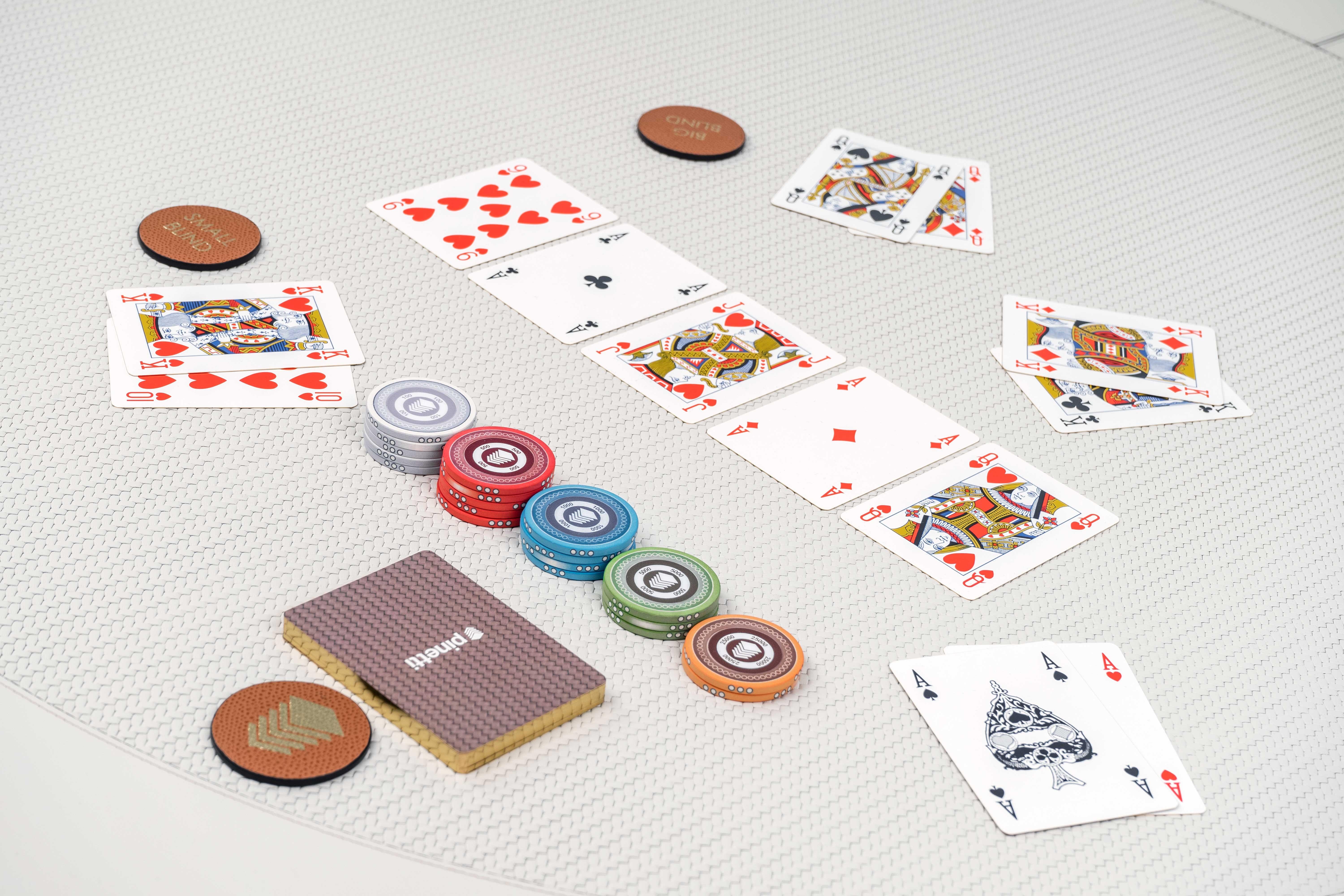 Fait main 21e jeu de poker professionnel fait à la main en Italie en vente