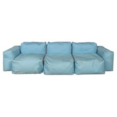 21stC Italian Sky Blue Cappellini "Superoblong" Sofa By Jasper Morrison c.2004