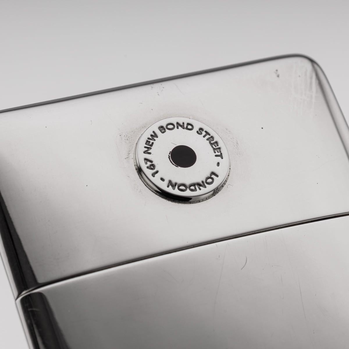 Portacarte da scrivania a busta e custodia in argento massiccio del 21° secolo, Asprey & Co. C.C. in vendita 11