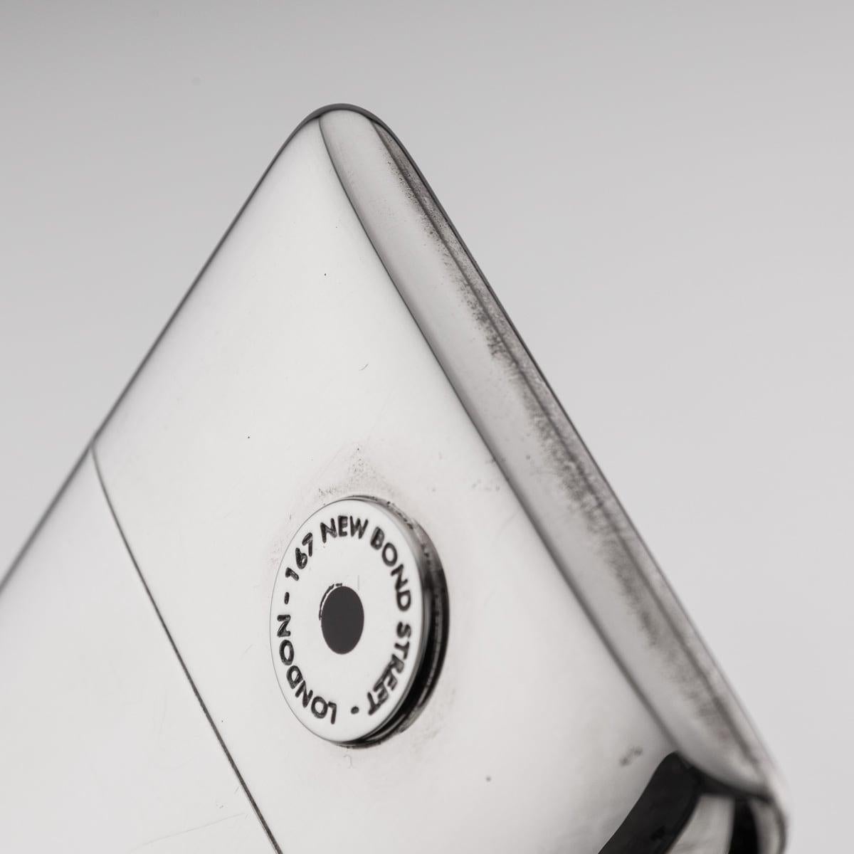 Portacarte da scrivania a busta e custodia in argento massiccio del 21° secolo, Asprey & Co. C.C. in vendita 13