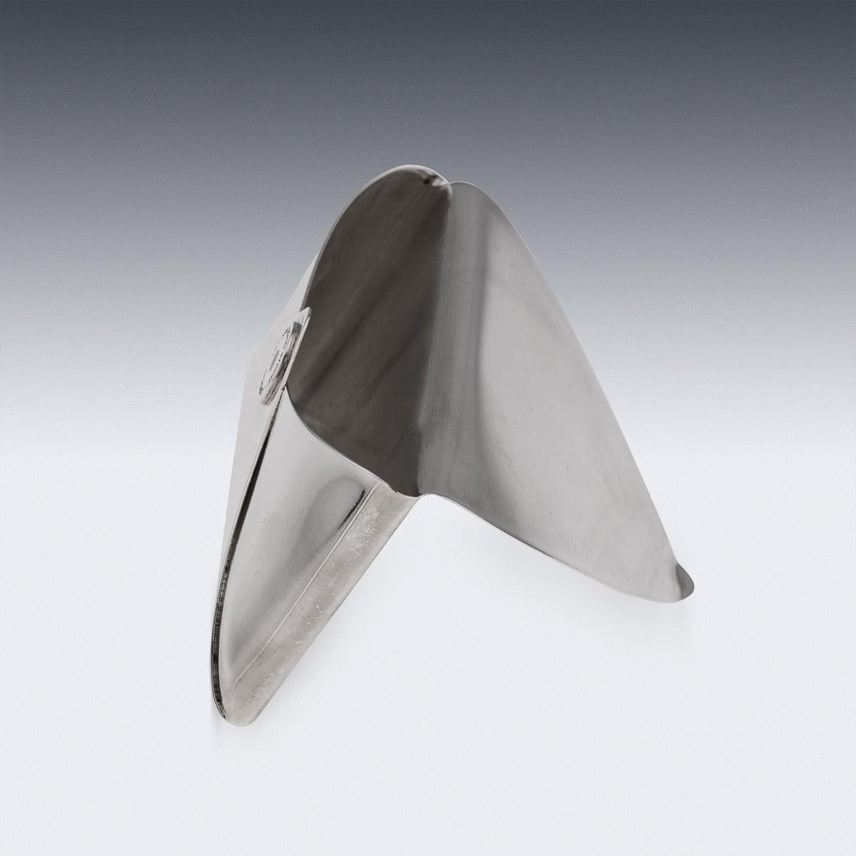Portacarte da scrivania a busta e custodia in argento massiccio del 21° secolo, Asprey & Co. C.C. In condizioni buone in vendita a Royal Tunbridge Wells, Kent