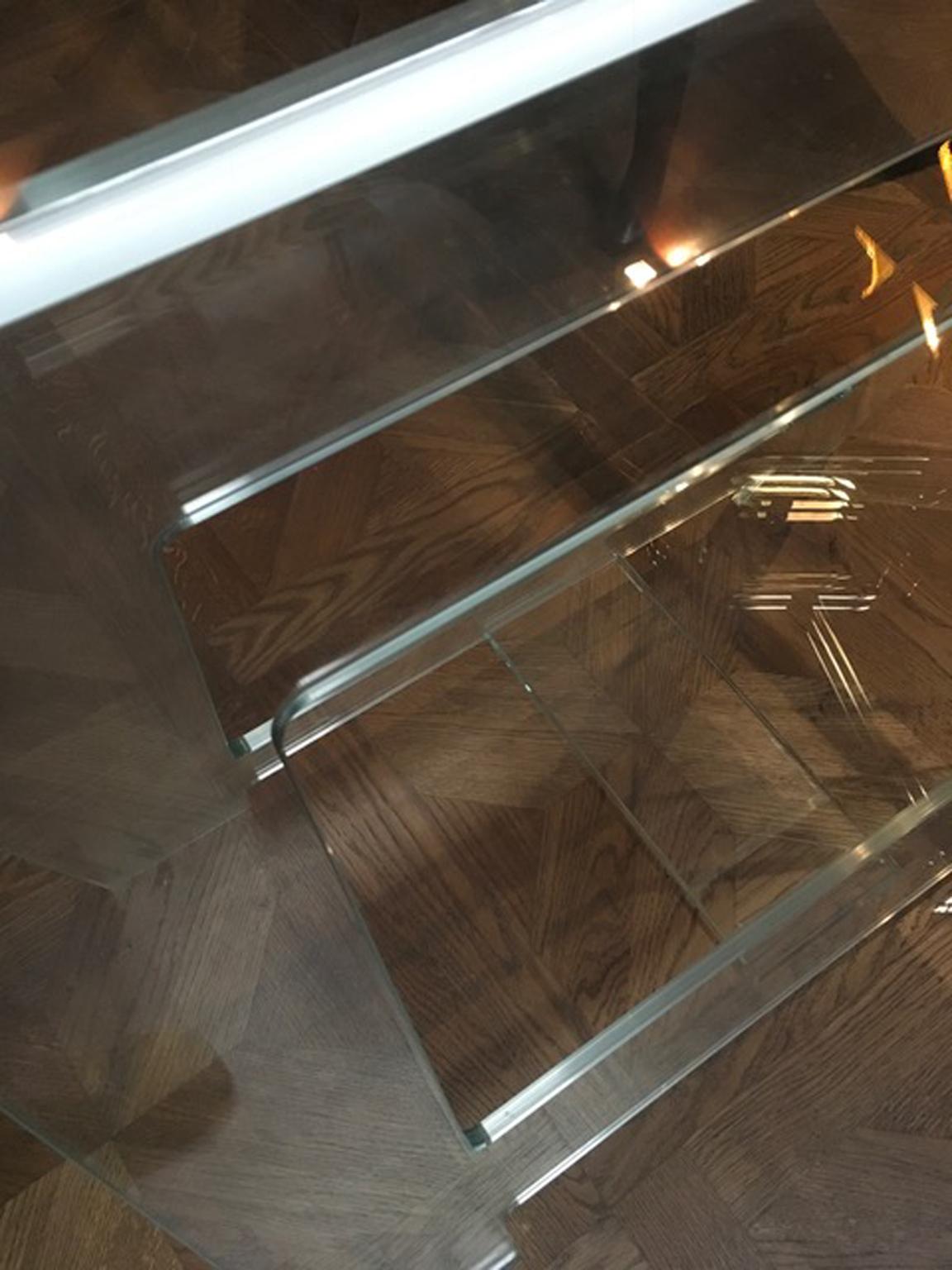 Italian Design 21st Century Clear Crystal Desk or Dining Table 8