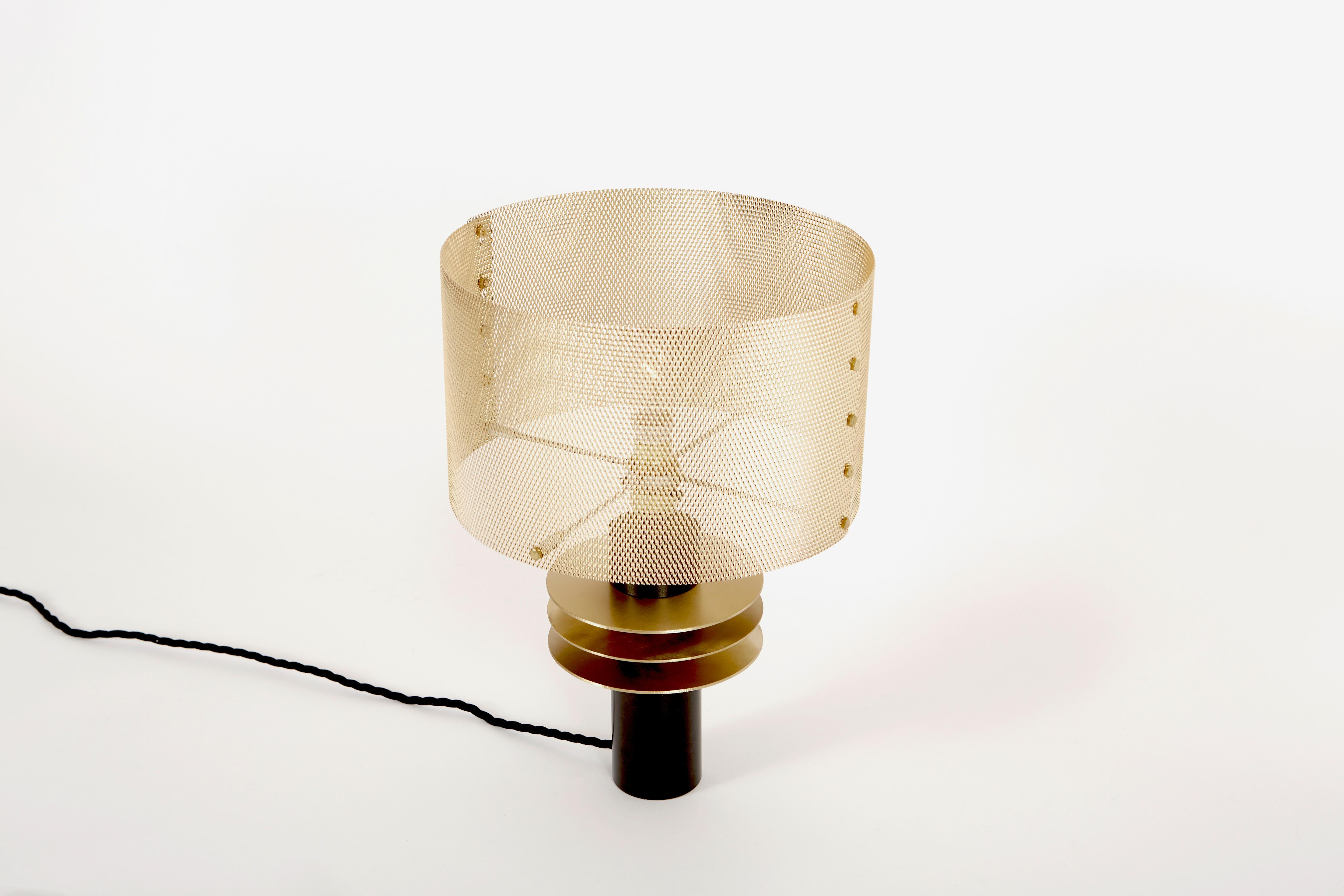 Art Deco 21th Century Black Swan Table Lamp by French Designer Marine Breynaert For Sale