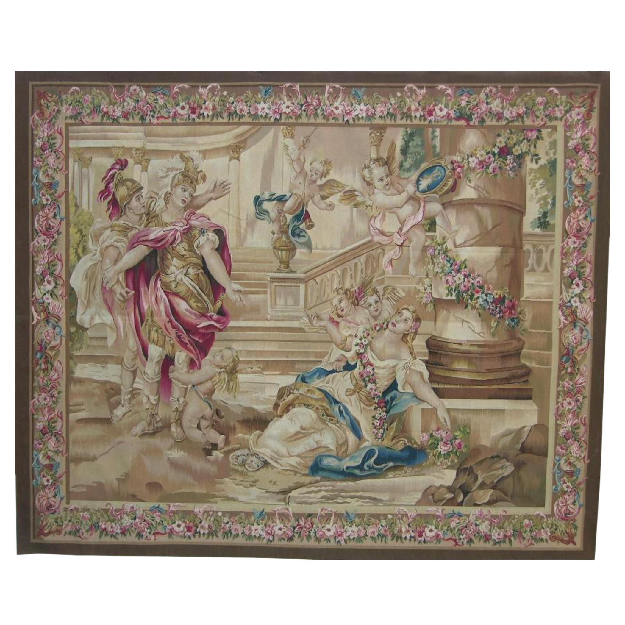 21th Century Authentic Wall Hanging Tapestry 7'4'' X 6' Ft