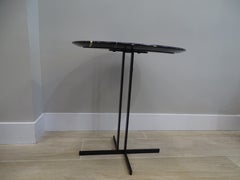 21st Century Black Italian Sofatable, Auxiliartable, Marble by Natuzzi