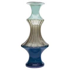 21th Century borosilcate glass vase, Madame, handcrafted, Kanz architetti