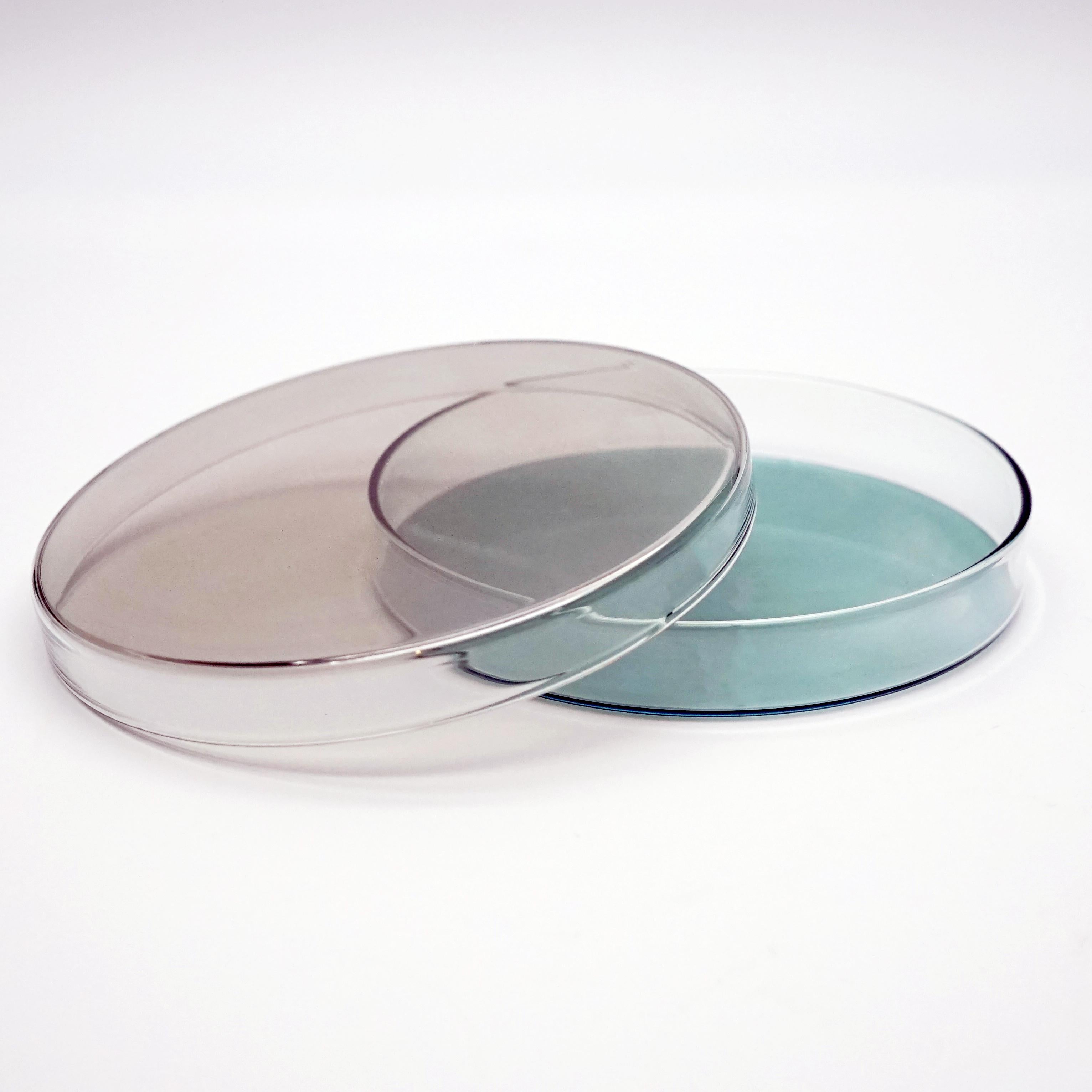 21th Century Borosilicate Glass Box Set Handpainted, Four Moons by Kanz 1