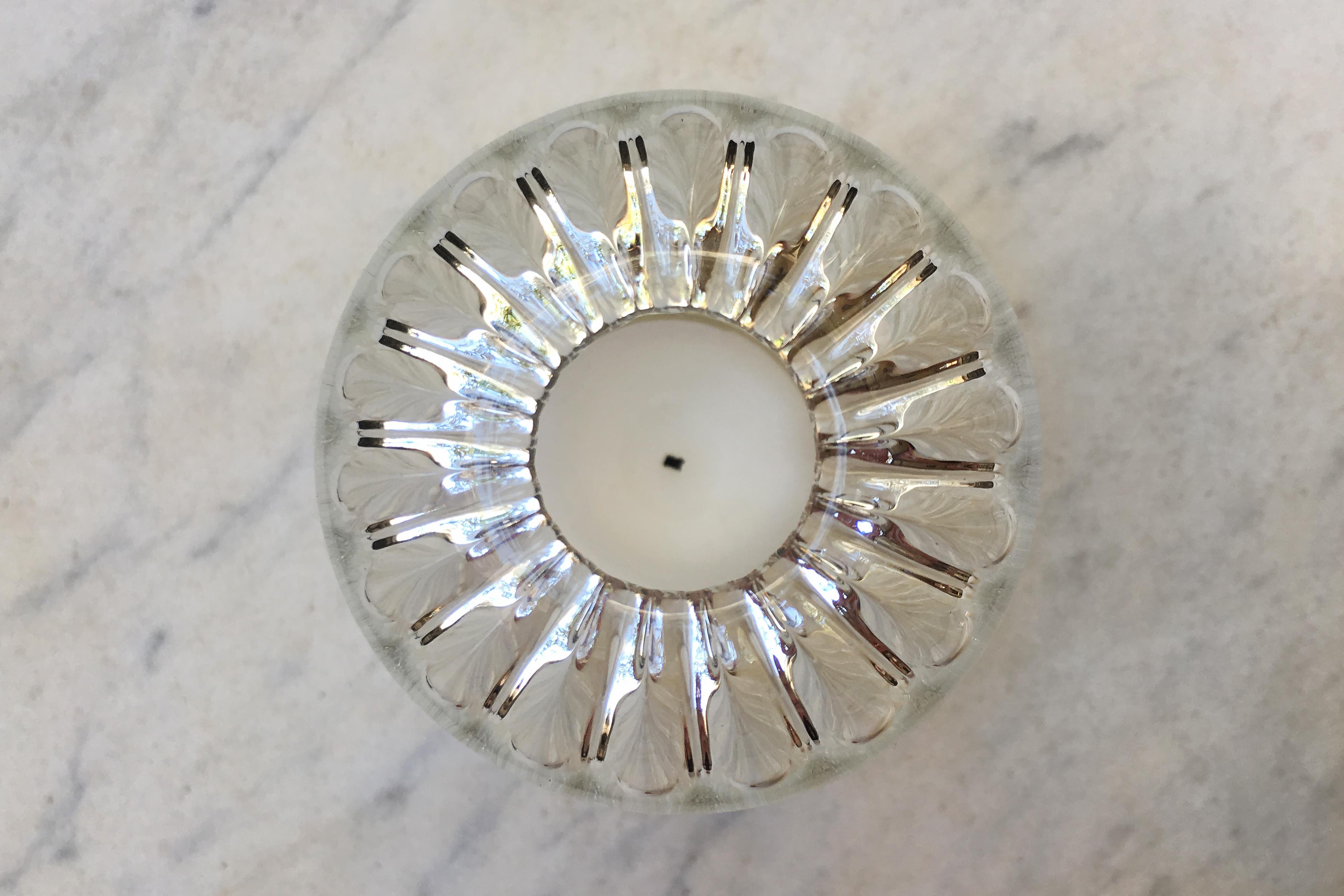 Kerzenlampe aus Borosilikatglas des 21. Jahrhunderts MOSCARDINO BIG, handgefertigt, Kanz im Angebot 1