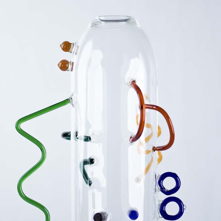 Design by Diego Olivero Studio using borosilicate glass. 
Each piece is unique and made to order, please considered some slight variations. 
Featured in Architectural Digest and Elle Decor 
Winner The Best in Tabletop by NYCXDesign 
Each piece ships