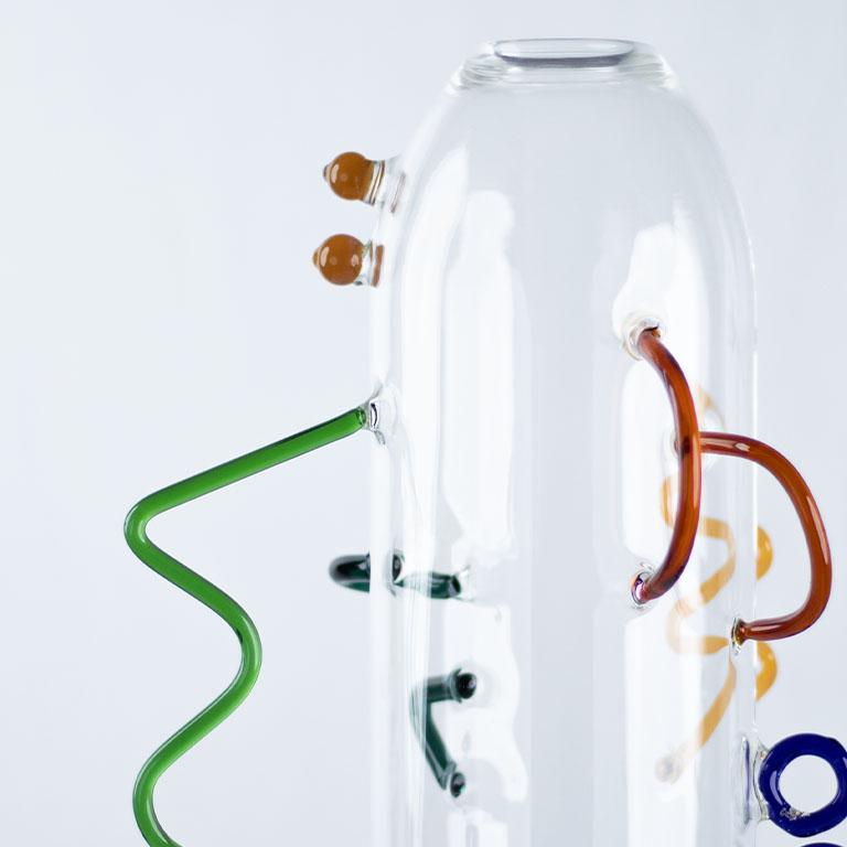 Glass Vessel by Diego Olivero Studio In New Condition For Sale In Brooklyn, NY