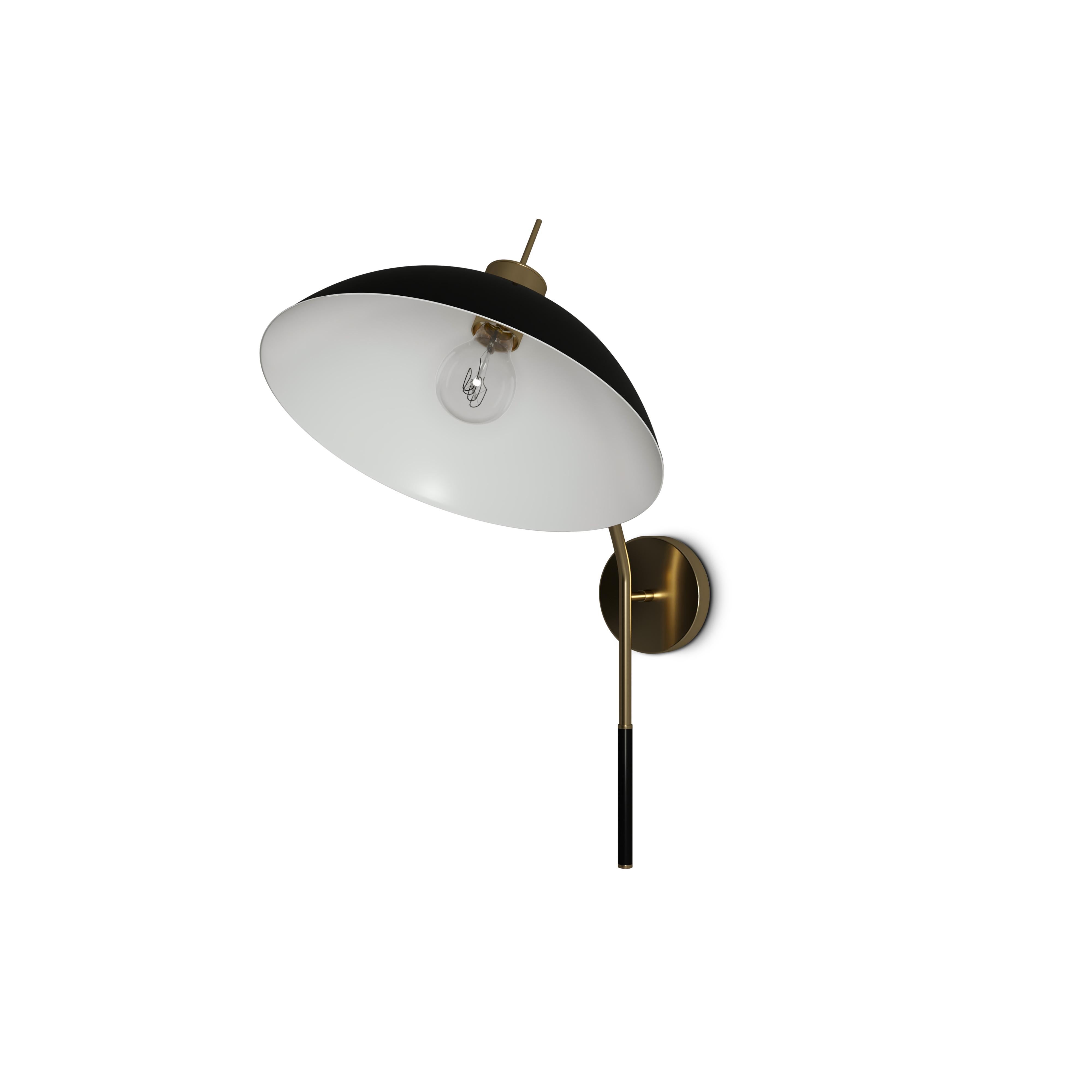Lampe murale NoHo en laiton du 21e siècle conçue par Creativemary en vente 1