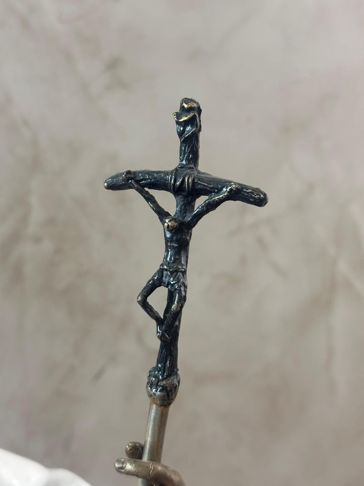 Scultura in bronzo del Papa del 21° secolo firmata da Christian Maas, 2005s in vendita 2