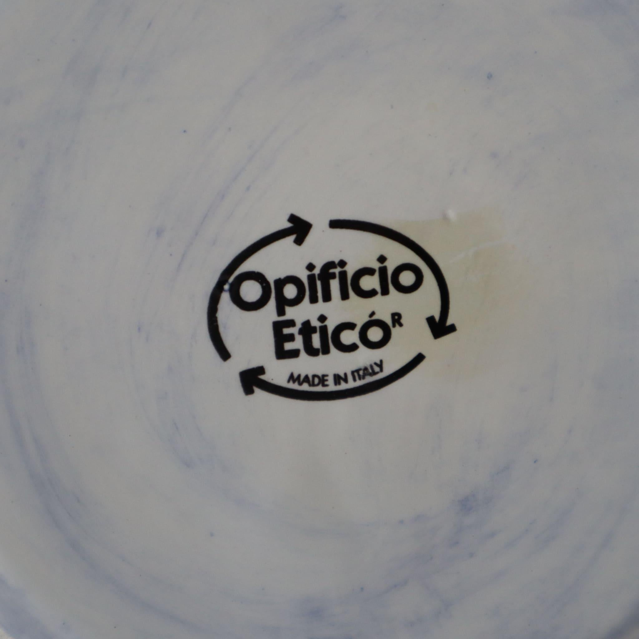 Mid-Century Modern Vase globe en céramique du 21e siècle « Ky, Kome e Perke » par Opificio Etico, Italie en vente