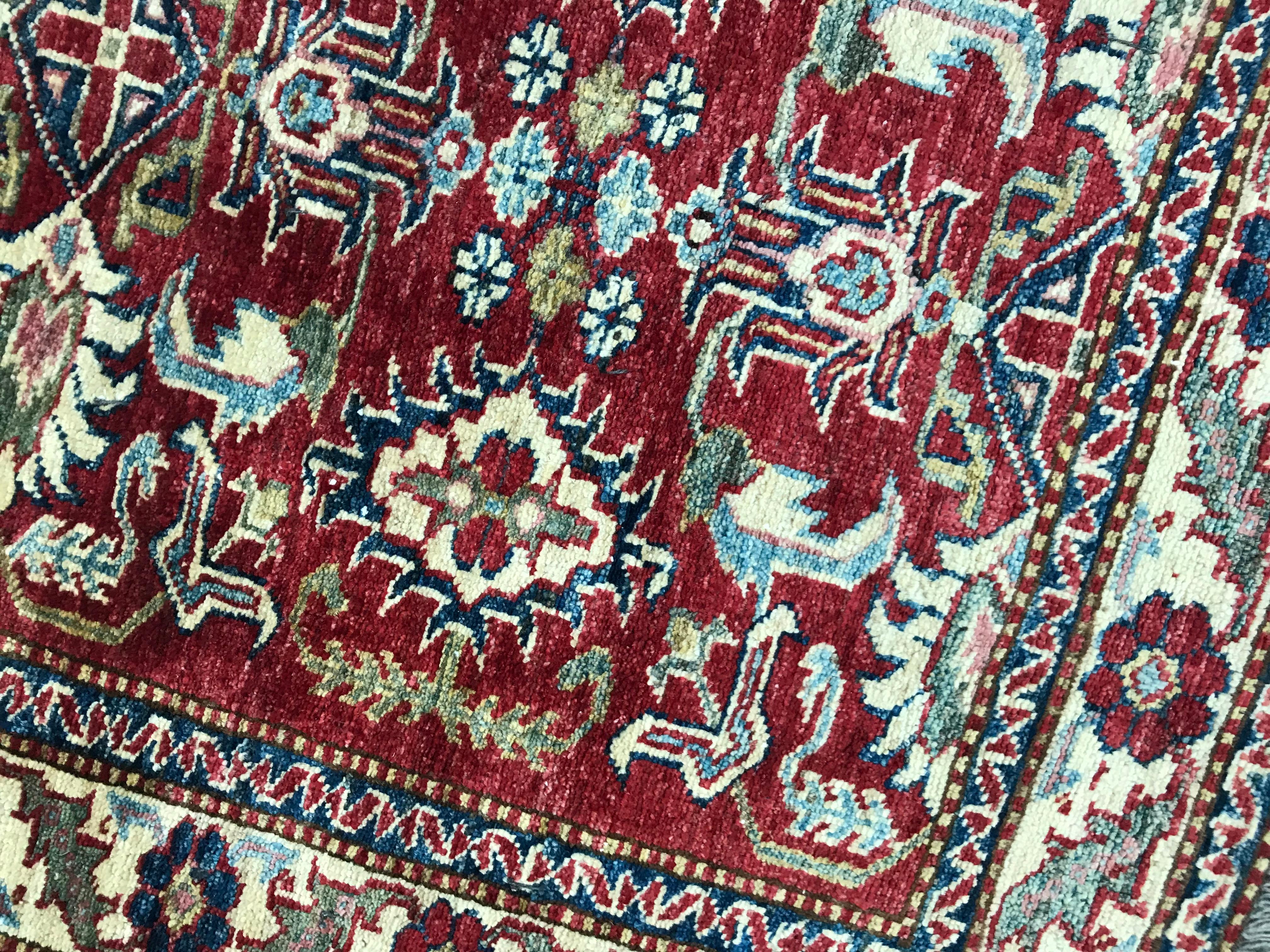 Kazakh Magnifique petit tapis afghan en vente