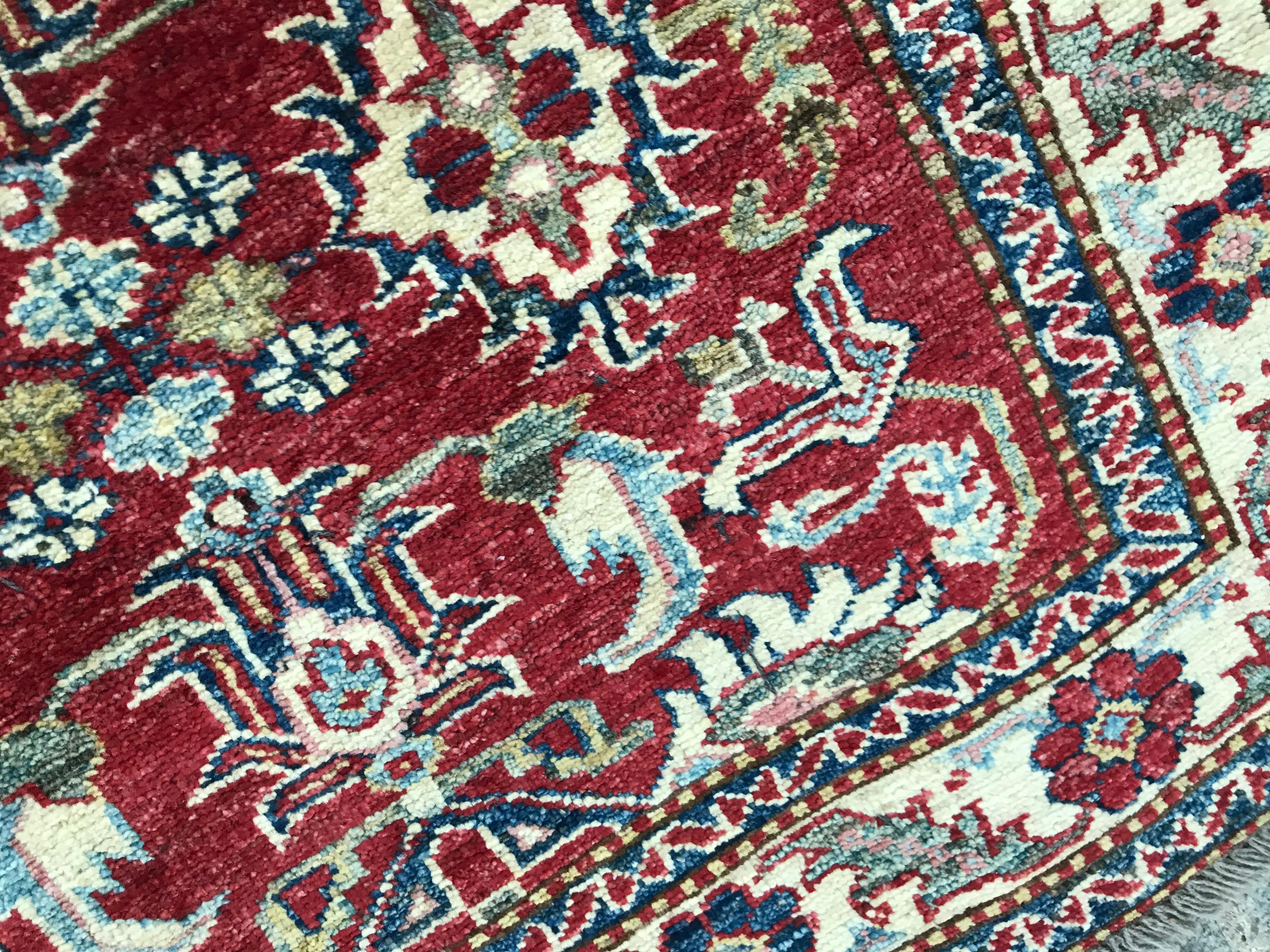 Hand-Knotted Beautiful Little Afghan Rug For Sale