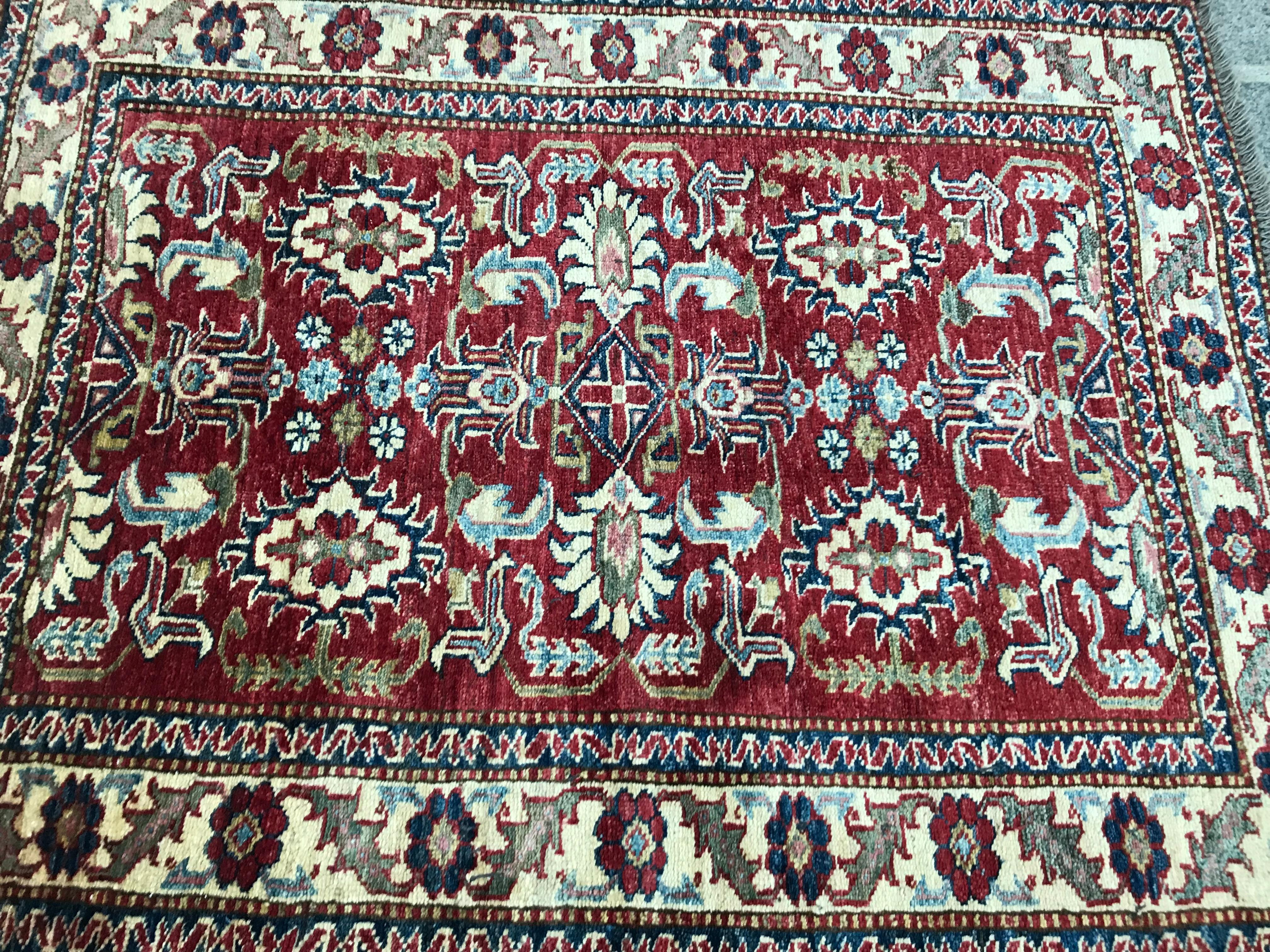 Magnifique petit tapis afghan en vente 1