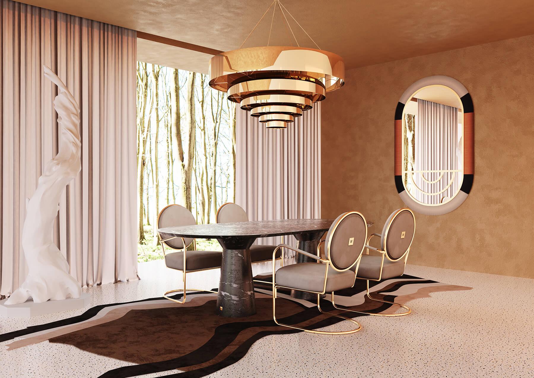 Portuguese 21th Century Contemporary Irregular Shaped Green Rug, in Black & Nude details For Sale