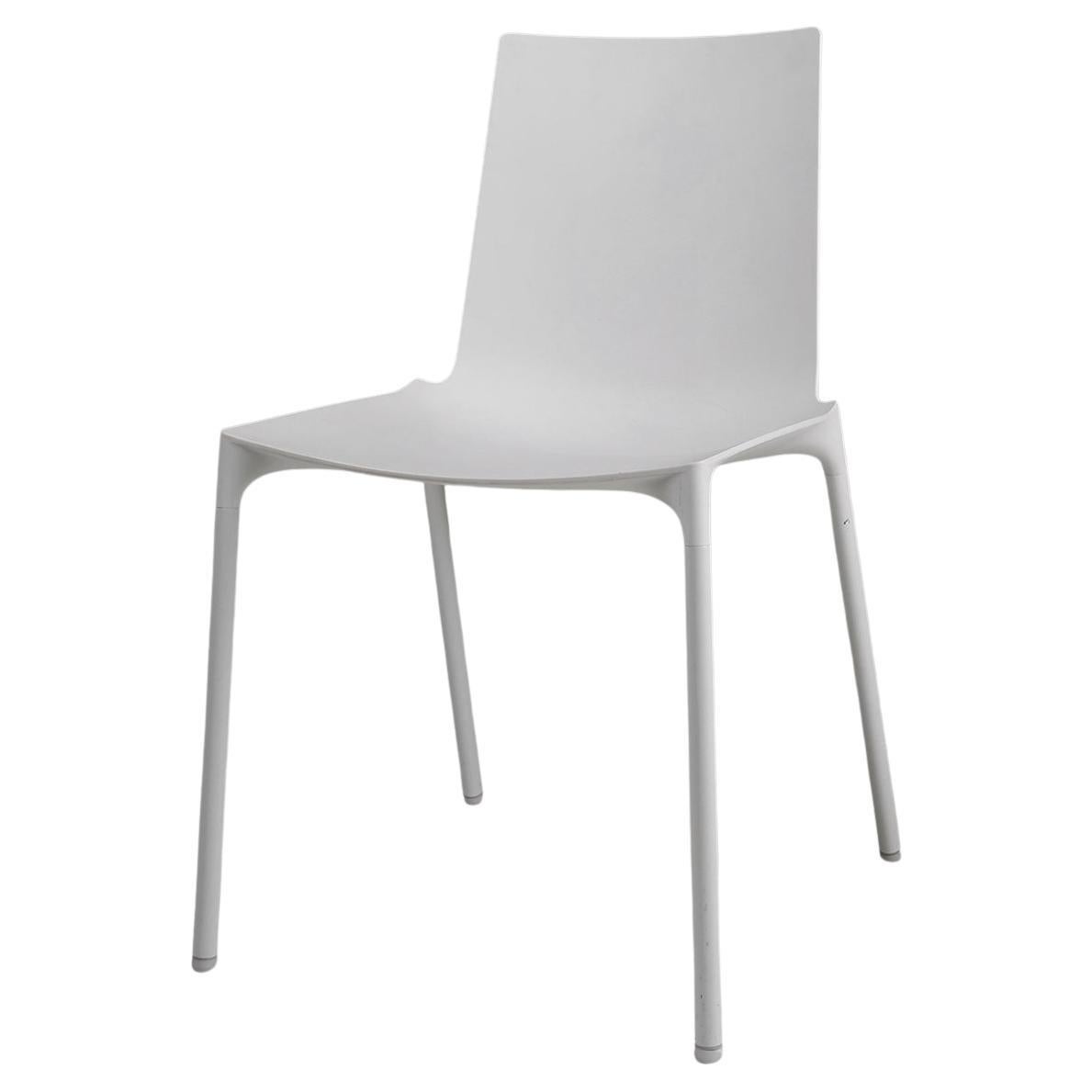 21th Century elegant white design chair, Belgium