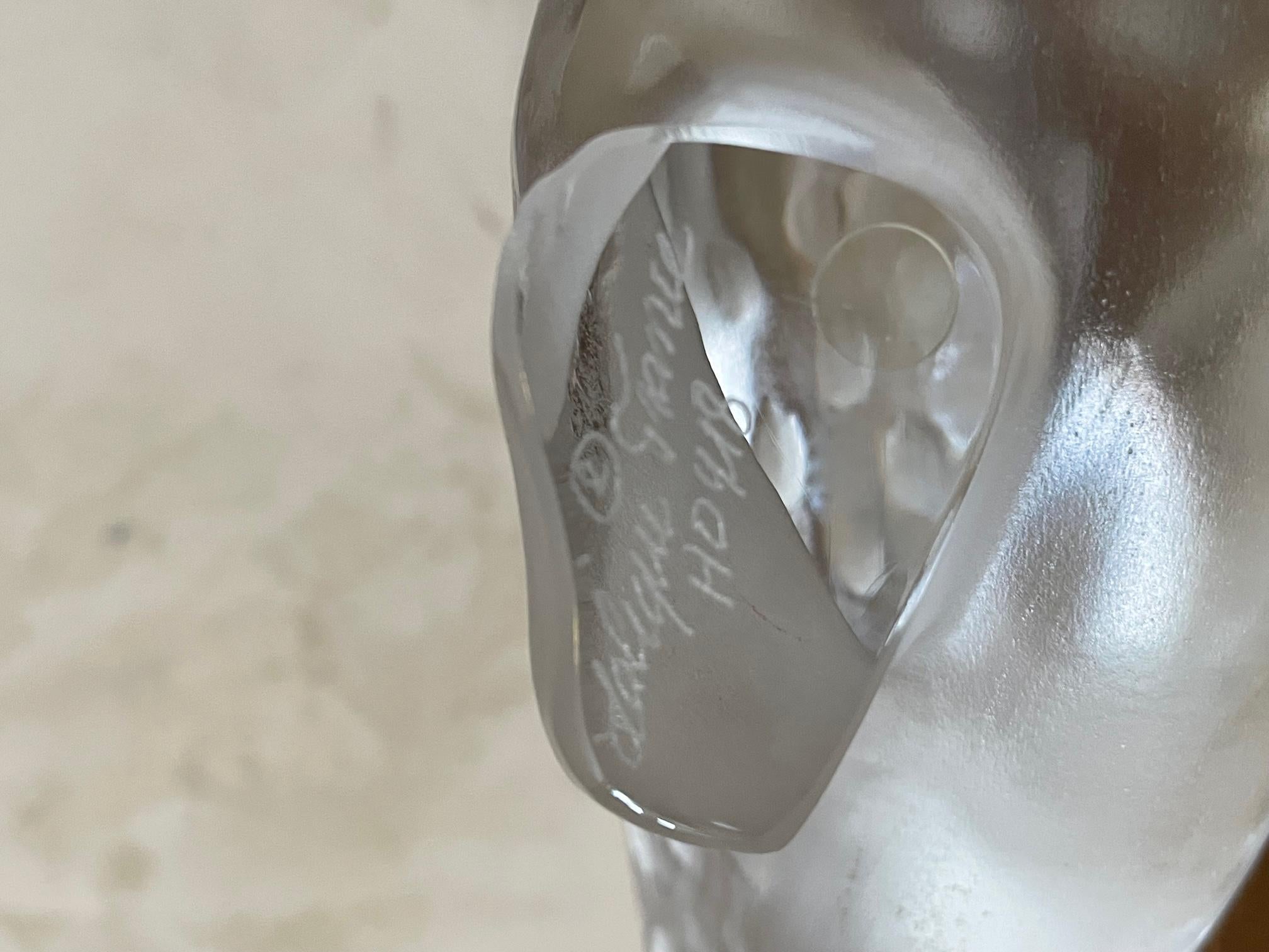 21st Century French Crystal Large Panther by Lalique 14