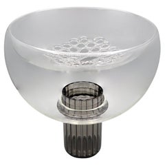 21st Century Glass Vase Soufflè, Handcrafted, Trasparent, Kanz Architetti